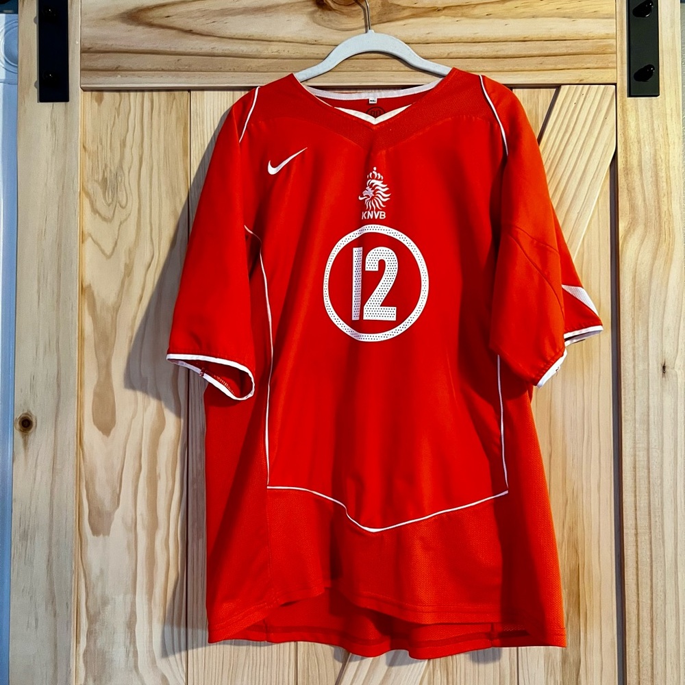 Vintage Nike Netherlands Makaay Jersey #12